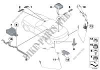 Single parts,aerial GPS/DAB/SDARS/TV/TEL for BMW Z4 18i 2012