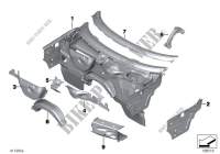 Splash wall parts for BMW Z4 18i 2012