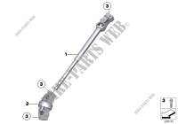 Steer.col. lower joint assy for BMW X1 20iX 2010