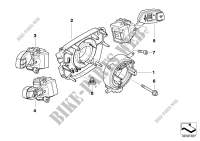 Steering column switch/control unit for BMW 545i 2002
