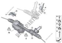 Steering gear, electric (EPS) for BMW 330d 2005