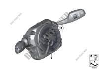 Switch cluster steering column for BMW 640i 2014