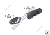 Switch, seat adjustment, rear cabin for BMW 740d 2012