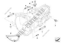 Transmission mounting parts for BMW 118i 2007