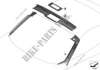 Trim panel, cowl panel, interior for BMW Z4 35is 2009