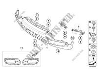 Trim panel, front for BMW X5 4.8i 2006