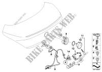 Trunk lid/closing system for BMW M6 2004
