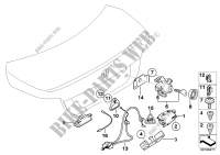 Trunk lid/closing system for BMW 525d 2002