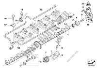Valve timing gear, eccentric shaft for BMW 760i 2005