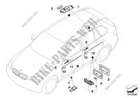 Various lamps for BMW X5 3.0sd 2007