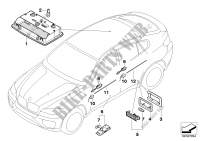 Various lamps for BMW Hybrid X6 2009