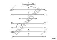 Various wiring harnesses for BMW 318d 2002