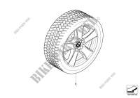 Winter wheel w.tyre star spoke 209   18