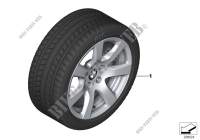 Winter wheel w.tyre star spoke 233  17