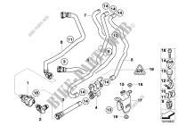 Water hoses/water valve for BMW X5 3.0sd 2007