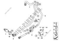 Water hoses/water valve for BMW X6 35iX 2007