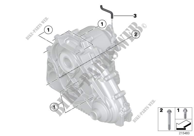 Gearbox mounting / ventilation for BMW X6 35iX 2014