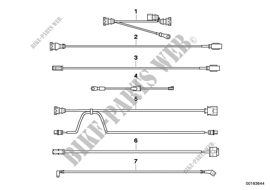 Various wiring harnesses for BMW X3 3.0si 2006