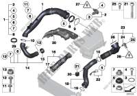 Air duct for BMW X6 35iX 2014