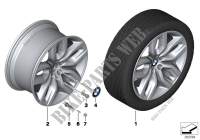 BMW LA wheel Y spoke 337 for BMW X6 M50dX 2011