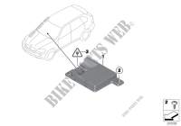 Bluetooth antenna for BMW X6 M50dX 2011