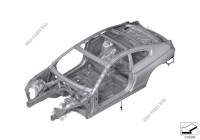Body skeleton for BMW 650iX 4.0 2014