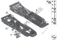 Carrier, centre console for BMW M6 2011