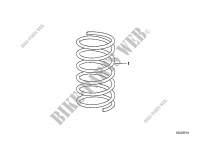 Coil spring, front for BMW 316i 1988