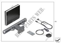 DVD system Tablet Single for BMW X6 35iX 2014