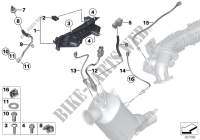 Diesel partic.filt.sens./mount.parts for BMW 114d 2014