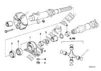 Drive shaft attach.parts center bearing for BMW M635CSi 1984