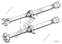 Drive shaft (constant velocity joint) for BMW 525i 1989