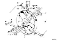 Electric additional fan for BMW 735i 1979