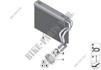 Evaporator / Expansion valve for BMW X3 20iX 2011