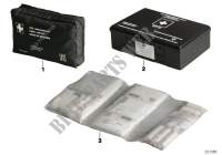 First aid kit, Universal for BMW 520i 1987