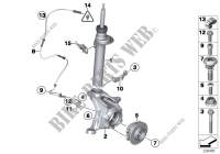 Front Spring strut/Carrier/Wheel bearing for BMW X4 35dX 2013