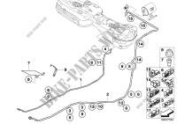 Fuel pipes / Mounting Parts for BMW X1 16i 2012