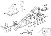 Gear shift parts, automatic gearbox for BMW 840i 1992