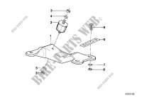 Gearbox suspension for BMW 520i 1981