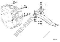 Gearbox suspension/mounting for BMW 520i 1986