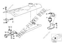Gearshift, mechanical transmission for BMW 320i 1982