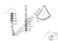 Gearshift, mechanical transmission for BMW 732i 1982