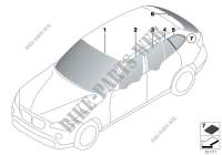 Glazing for BMW X1 16d 2012