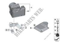 Hydro unit DXC/fastening/sensors for BMW X3 35dX 2011