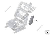 Individual airbag, seat, front for BMW 640iX 2014