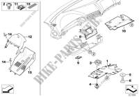 Instrument carrier / mounting parts for BMW 530i 2000