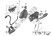 Locking system, door, front for BMW 535i 2013