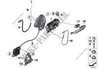 Locking system, door, front for BMW 650i 2014