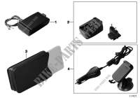Navigation Portable accessory for BMW 316d 2009