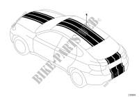 Pin stripe decal kit for BMW X6 35iX 2009